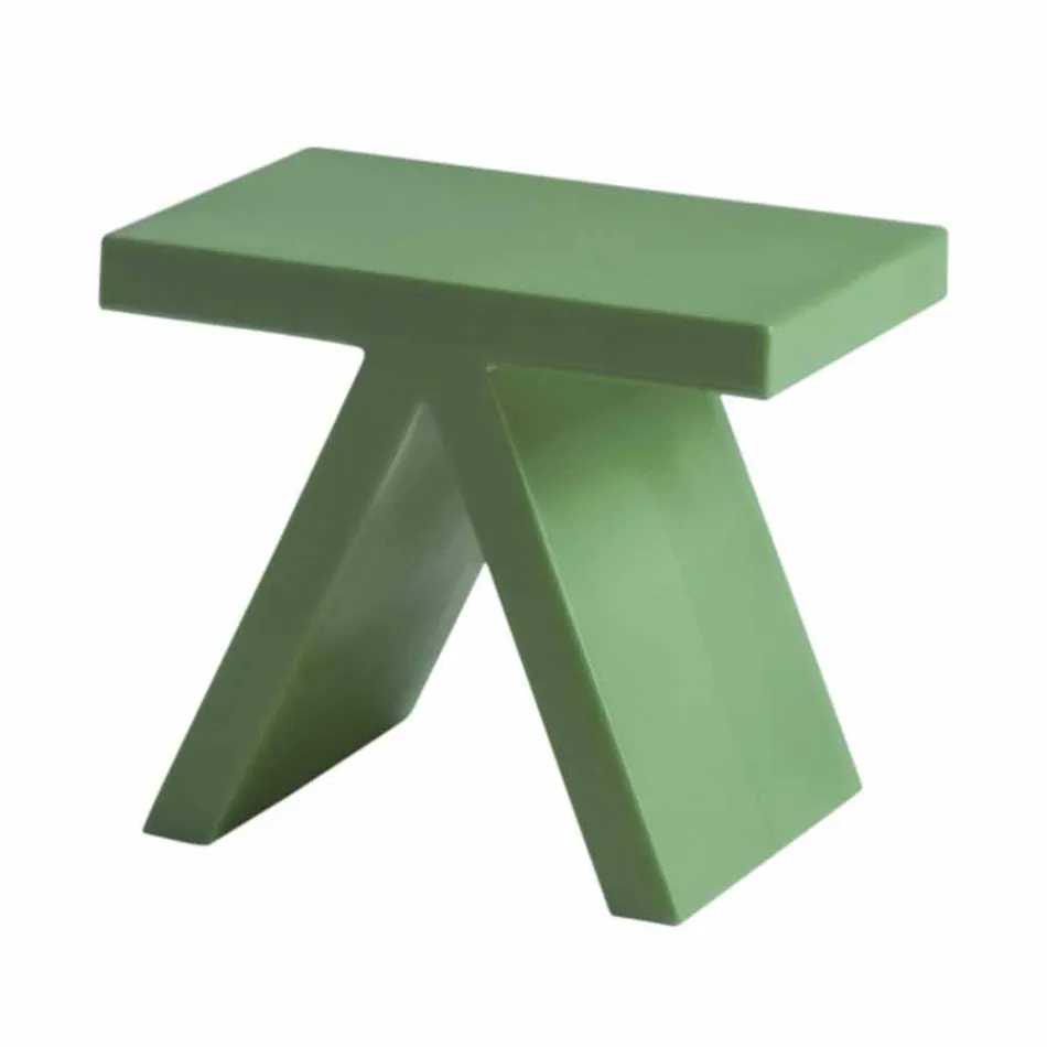 Schieben Sie den farbigen geometrischen Couchtisch für den Innenraum in Italien Viadurini