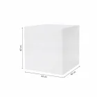 Farbiger beleuchteter Couchtisch von modernem Design mit Wahl des Aufsatzes - Dadostar Viadurini