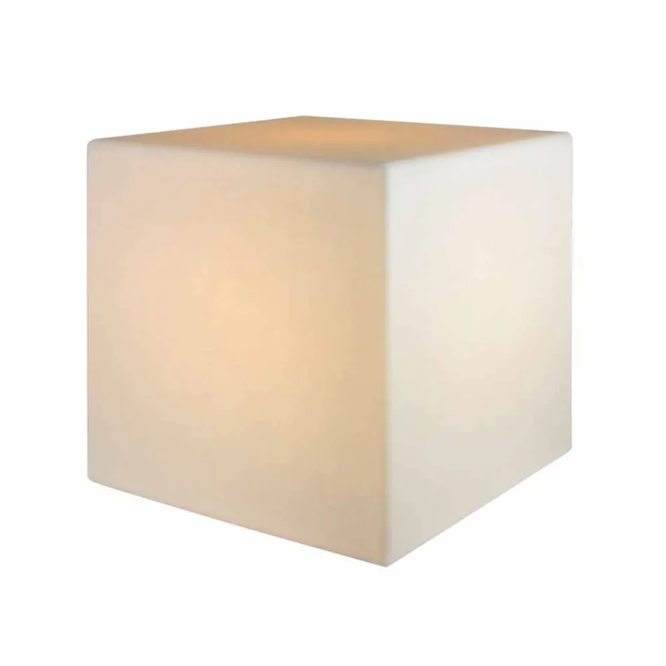 Farbiger beleuchteter Couchtisch von modernem Design mit Wahl des Aufsatzes - Dadostar Viadurini