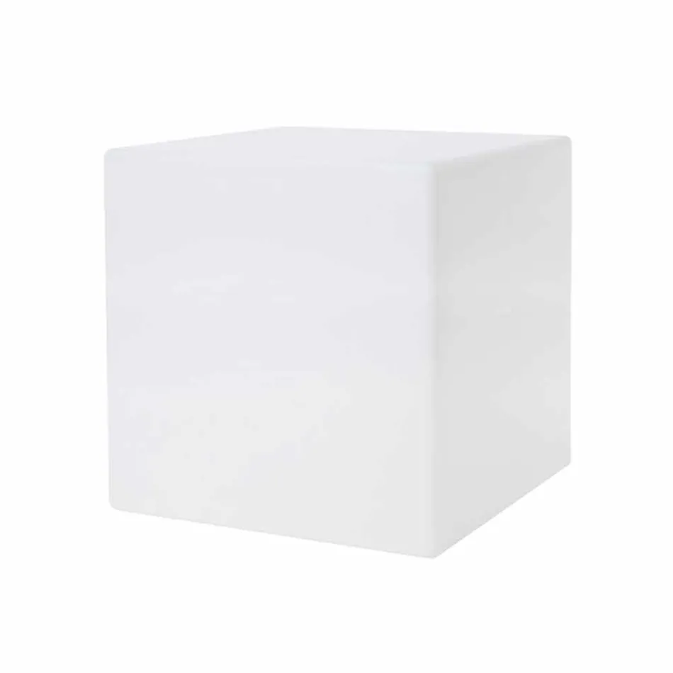 Farbiger beleuchteter Couchtisch von modernem Design mit Wahl des Aufsatzes - Dadostar Viadurini