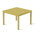 Stapelbarer Garten-Couchtisch aus verzinktem Stahl Made in Italy - Aberdeen Viadurini