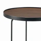 Couchtisch aus Canaletto-Walnuss in verschiedenen Größen Made in Italy - Gubbio Viadurini