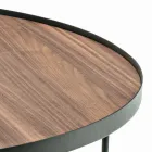 Couchtisch aus Canaletto-Walnuss in verschiedenen Größen Made in Italy - Gubbio Viadurini