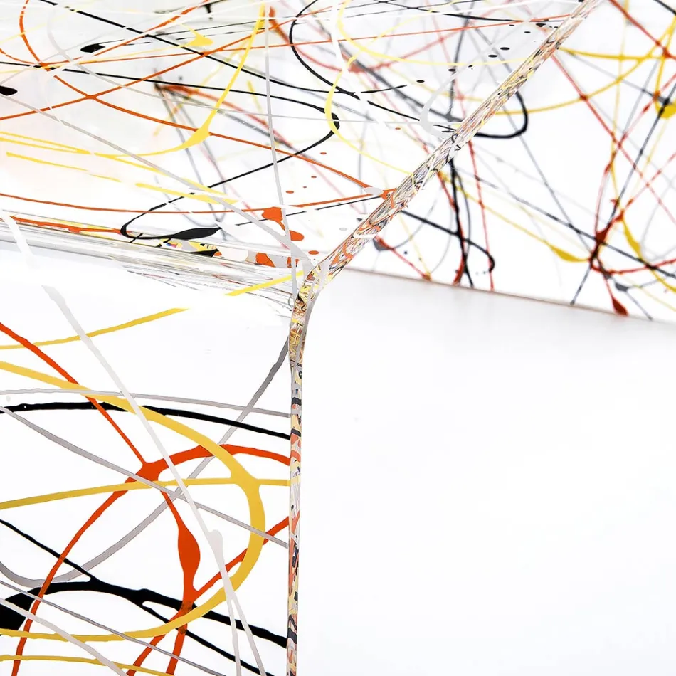 Moderner Couchtisch aus Plexiglas, hergestellt in Italien – Vichy Viadurini