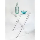 Klapptisch mit transparentem Plexiglas-Tablett 2 Größen - Robbie Viadurini