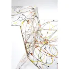 Couchtisch aus durchsichtigem farbigem Plexiglas für Wohnzimmer Made in Italy - Kamon Viadurini