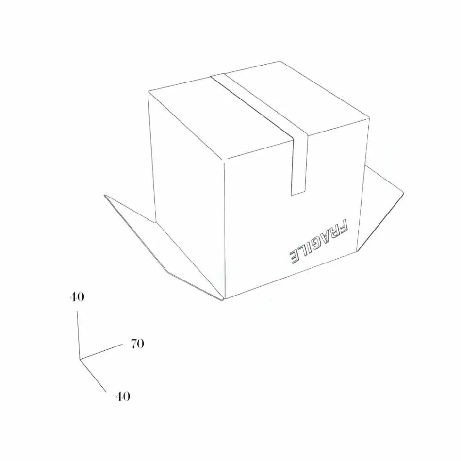 Porta-Tabelle Zeitschriften Fragile Mabele Viadurini