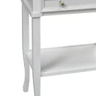 Telefontisch mit 3 Schubladen und Regal Made in Italy - Culsu Viadurini