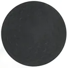 Runder Couchtisch mit Stahlfuß und Glasplatte, hergestellt in Italien – Alisea Viadurini