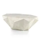 Couchtisch in Form für den Innenbereich aus Fossil Stone in verschiedenen Ausführungen – Kopfhörer Viadurini