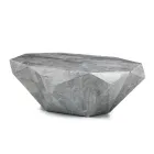 Couchtisch in Form für den Innenbereich aus Fossil Stone in verschiedenen Ausführungen – Kopfhörer Viadurini