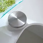 Couchtisch mit Glasplatte mit Made in Italy Siebdruck - Campari Viadurini