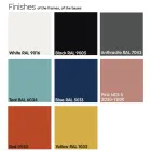 Couchtisch mit runder Massivholzplatte Made in Italy - Makino Viadurini