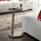 Lackierter MDF Couchtisch mit Massivholzrahmen Made in Italy - Tobiko Viadurini