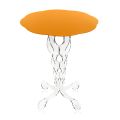 Janis runder Tisch orange 50 cm modernes Design, hergestellt in Italien