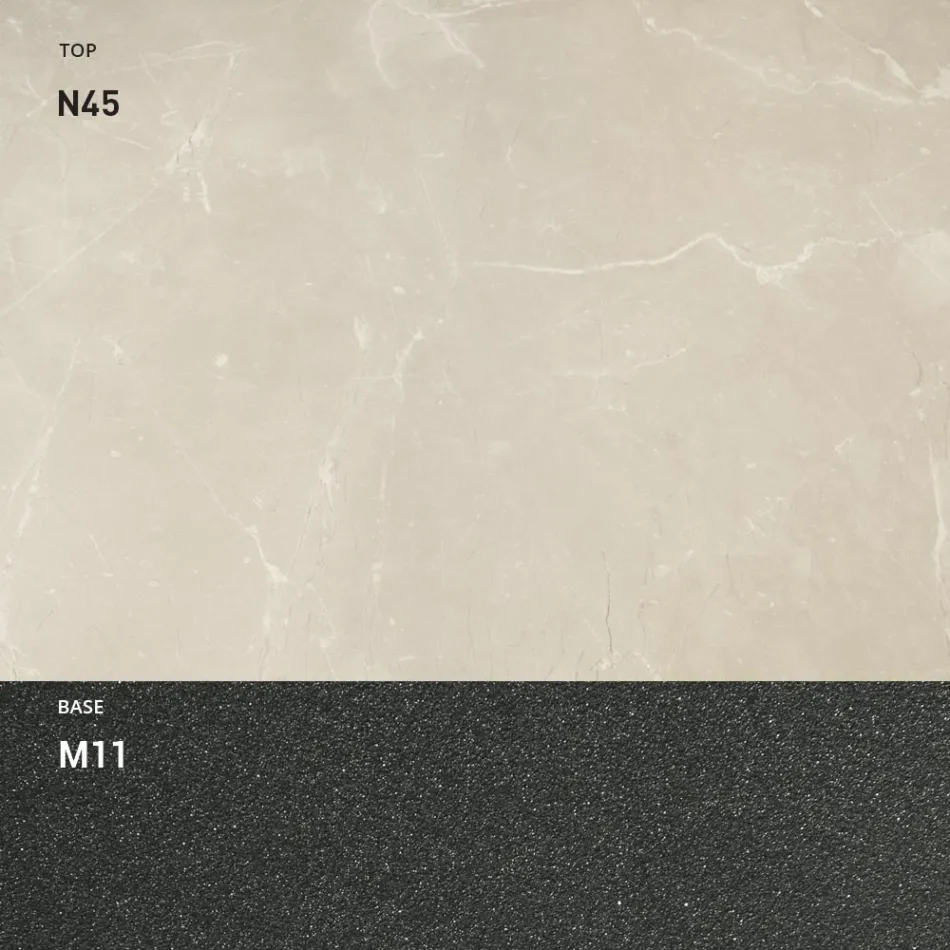 Verwandelbarer Couchtisch mit verstellbarer Höhe bis zu 82 cm, hergestellt in Italien – Rad Viadurini