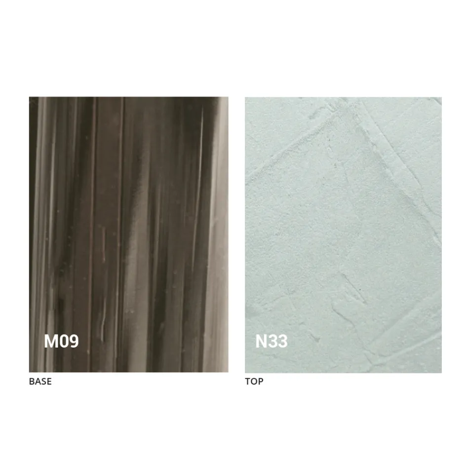 Verwandelnder Couchtisch aus Holz und Schwarzmetall Made in Italy - Niverio Viadurini