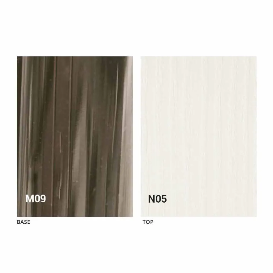 Transformable Design Couchtisch aus Holz und Black Metal Made in Italy - Niverio Viadurini