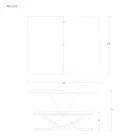 Verwandelbarer Couchtisch in Esstisch aus Holz Made in Italy - Aikido Viadurini