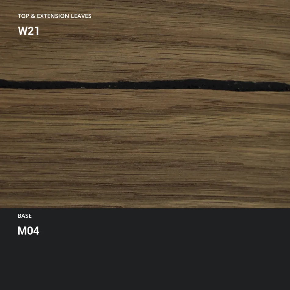 Verwandelbarer Couchtisch aus Metall und Holz Tisch Made in Italy - Polaris Viadurini