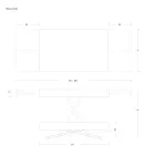 Verwandelbarer Couchtisch aus Metall und Holz Tisch Made in Italy - Polaris Viadurini