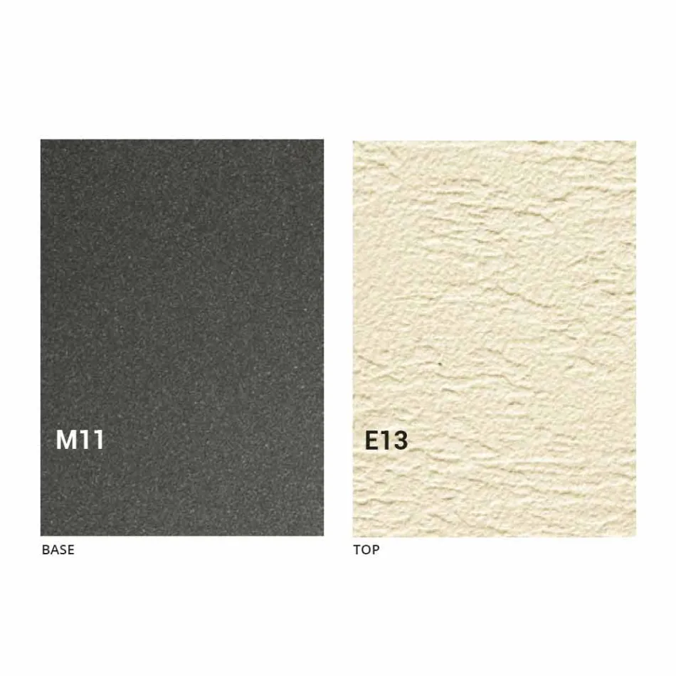 Moderner umwandelbarer Couchtisch mit Malta-Effektplatte Made in Italy - Patroclus Viadurini