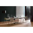 Moderner umwandelbarer Couchtisch mit Mörtel-Effekt-Platte Made in Italy - Salomon Viadurini