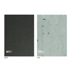 Moderner wandelbarer Couchtisch aus Graphitmetall und Holzplatte - Sistocle Viadurini