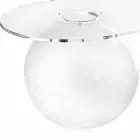 Modernes Design transparenter Couchtisch L90xH40xP48 cm Bolly, made in Italy Viadurini