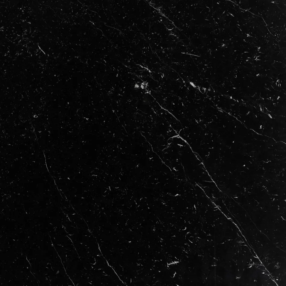 Tulpen-Couchtisch Eero Saarinen H 41 aus schwarzem Marquinia-Marmor, hergestellt in Italien – Scharlachrot Viadurini