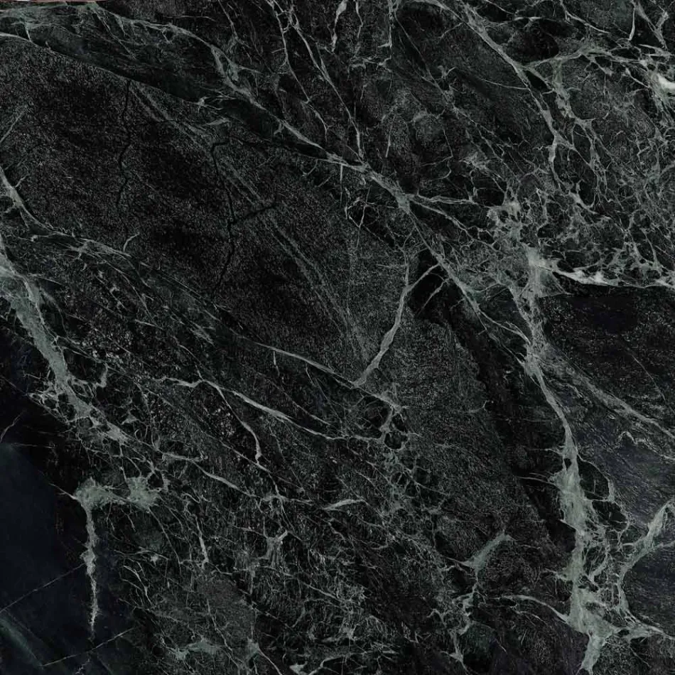 Eero Saarinen H 41 Ovaler Tulpen-Couchtisch mit grüner Alpi-Marmorplatte, hergestellt in Italien – Scharlachrot Viadurini