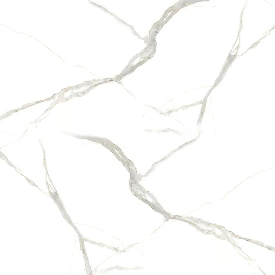 Tulip Saarinen H 41 Ovaler Couchtisch aus Calacatta Michelangelo Keramik Viadurini