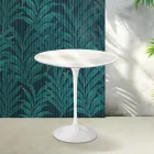Saarinen Tulip Couchtisch H 52 cm in Florim Calacatta Gold Gloss Keramik - Scharlachrot Viadurini