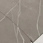 Ausziehbarer Fasstisch auf 240 oder 280 cm aus HPL und Metall - Geschenk Viadurini