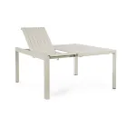 Ausziehbarer Tisch auf 149 cm aus pulverbeschichtetem Aluminium – Need Viadurini