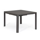 Ausziehbarer Tisch auf 149 cm aus pulverbeschichtetem Aluminium – Need Viadurini