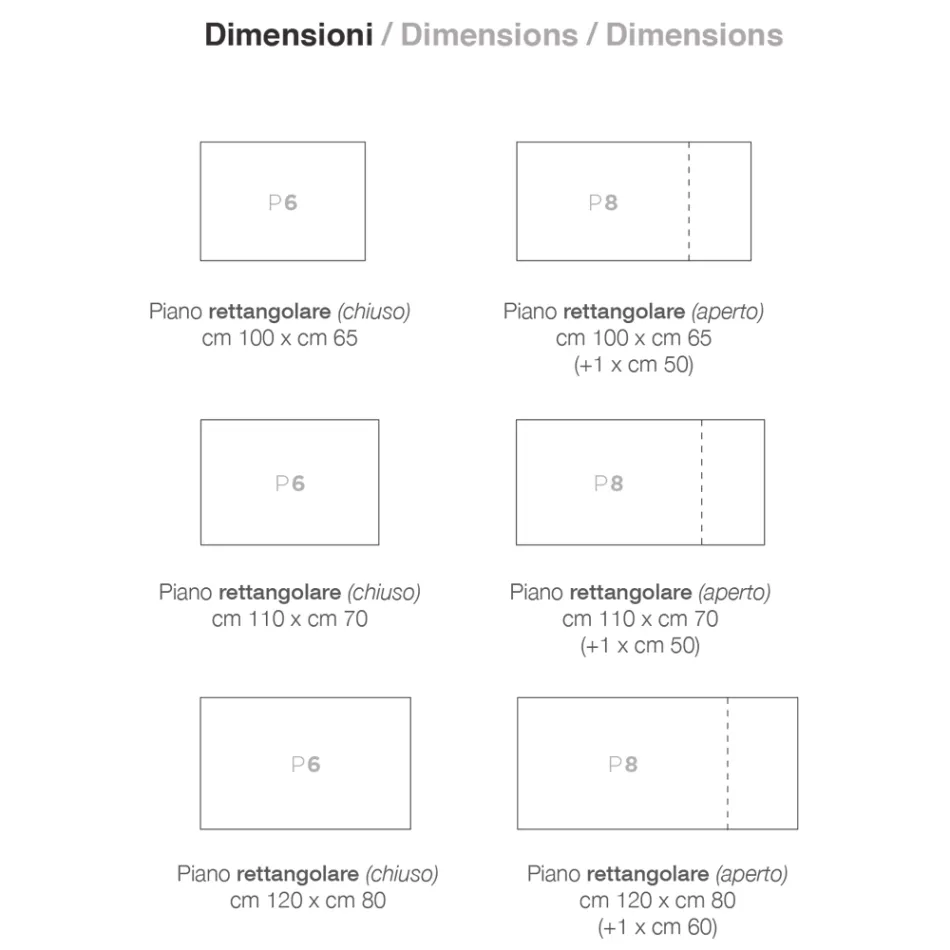 Ausziehbarer Tisch bis 180 cm in Buche und Melamin Made in Italy - Otiello Viadurini