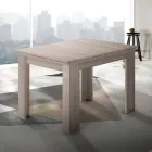 Ausziehbarer Tisch aus nachhaltigem Holz bis 180 cm - Perro Viadurini