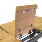 Ausziehbarer Tisch 180 cm in MDF-Holzoptik mit geprägter Maserung - Schaumstoff Viadurini