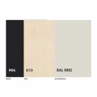 Ausziehbarer Esstisch auf 2,8 m mit Keramik- und Metallbeinen - Paoluccio Viadurini