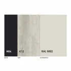 Ausziehbarer Esstisch auf 2,8 m mit Keramik- und Metallbeinen - Paoluccio Viadurini