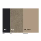 Ausziehbarer Esstisch auf 2,8 m mit Keramik- und Metallbeinen - Paoluccio Viadurini