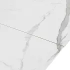 Ausziehbarer Tisch auf 200 cm aus Keramik und Stahl – Belone Viadurini