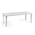 Ausziehbarer Tisch bis 220 cm aus Polypropylen und Aluminium - Kissen Viadurini