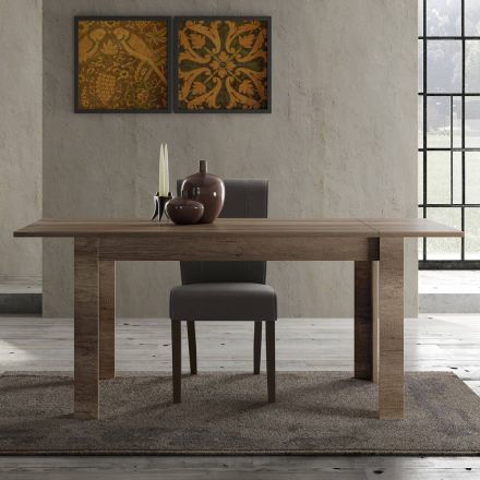 Ausziehbarer Tisch bis 228 cm aus laminiertem Holz Made in Italy - Clyde Viadurini