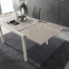Ausziehbarer Tisch bis 240 cm in lackiertem Holzdesign Made in Italy - Jacobs Viadurini