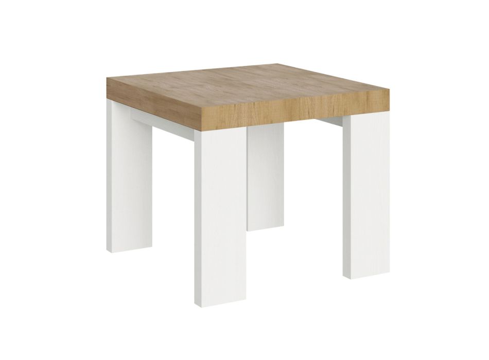 Ausziehbarer Tisch auf 246 cm in verschiedenen Ausführungen, hergestellt in Italien – Baum Viadurini