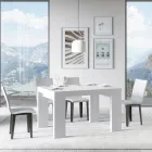 Ausziehbarer Tisch auf 246 cm aus Mikropartikeln aus Holz, hergestellt in Italien – Baum Viadurini