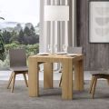 Ausziehbarer Tisch auf 246 cm aus Mikropartikeln aus Holz, hergestellt in Italien – Baum