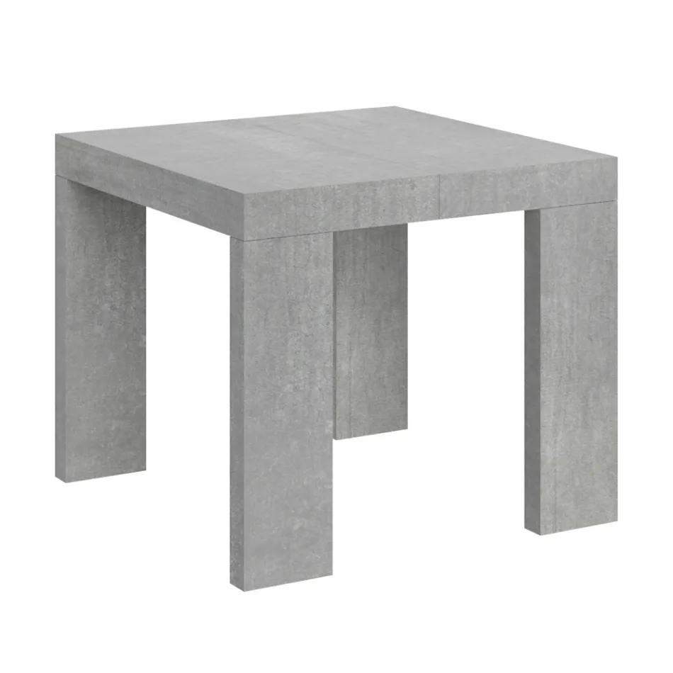 Ausziehbarer Tisch auf 246 cm aus Mikropartikeln aus Holz, hergestellt in Italien – Baum Viadurini